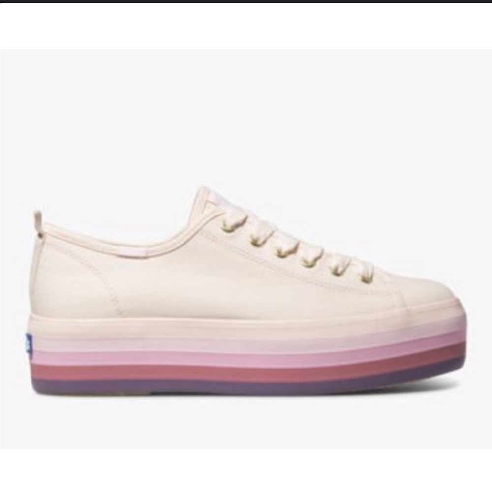 Keds Triple Up Rainbow Foxing Shoes